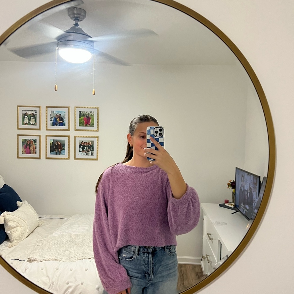 Purple sweater